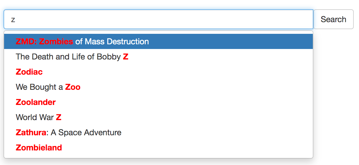 Autocomplete